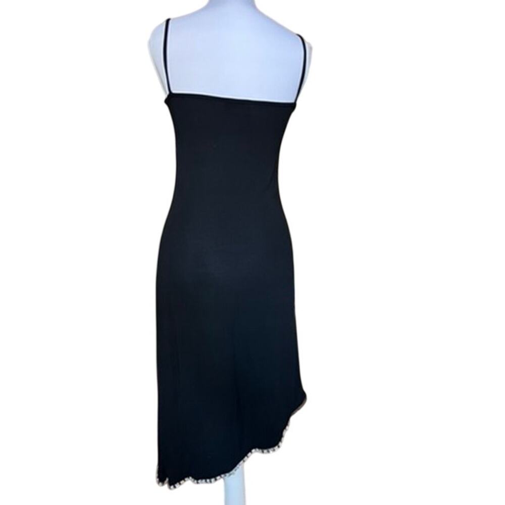 Vintage Morgan De Toi Mini Dress Rhinestone Detail Size S - Picture 3 of 9